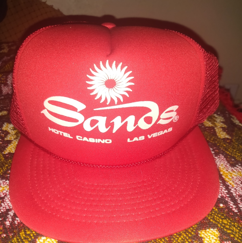 Sands casino trucker hat